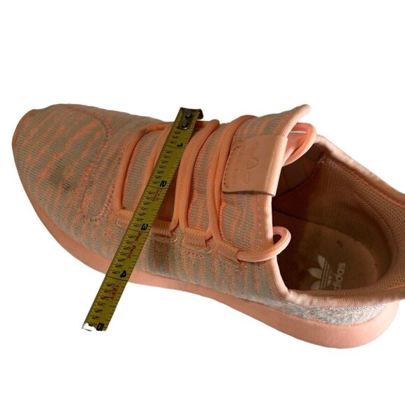 Adidas Womens Sneaker Tubular Shadow Clear Orange Knit Low Top Sz 6.5/7 ? - Picture 14 of 16